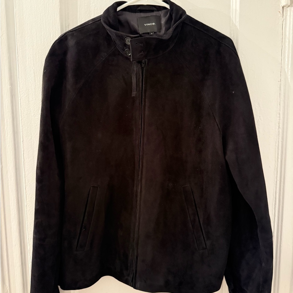 Vince Black Suede Jacket